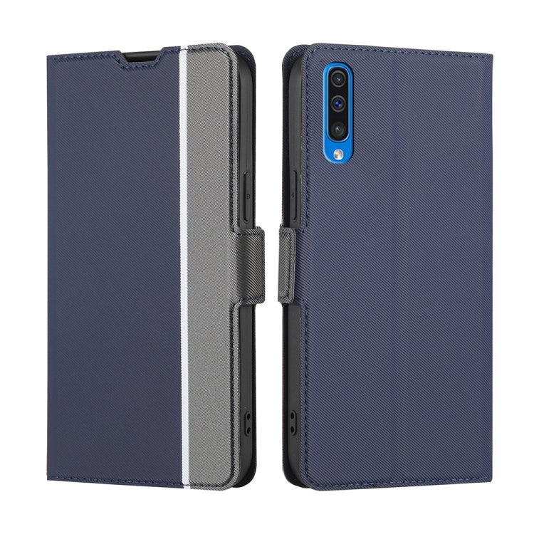 Twill Texture Side Button Leather Phone Case