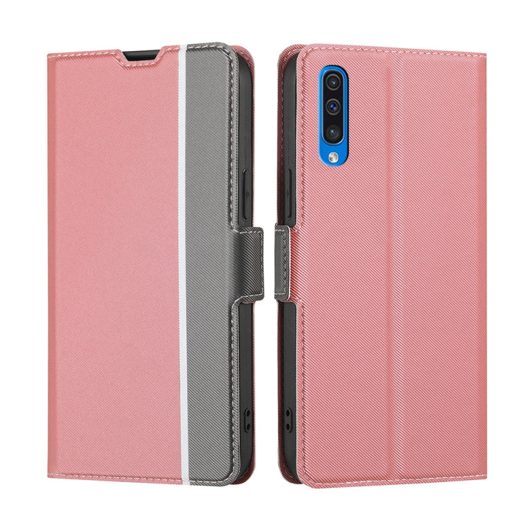 Twill Texture Side Button Leather Phone Case