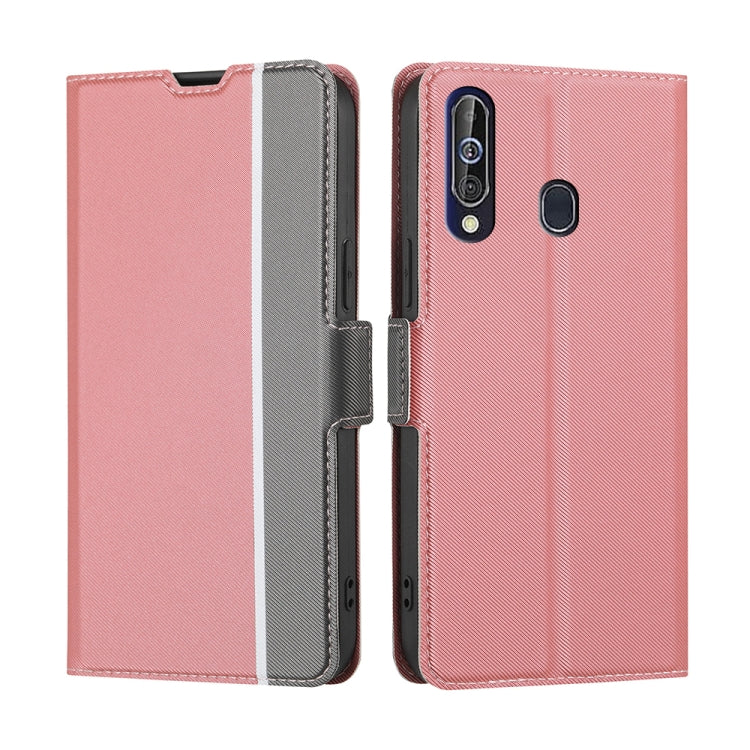 Twill Texture Side Button Leather Phone Case