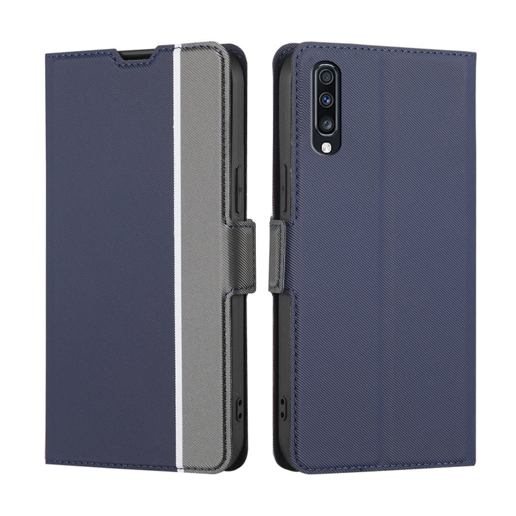 Twill Texture Side Button Leather Phone Case