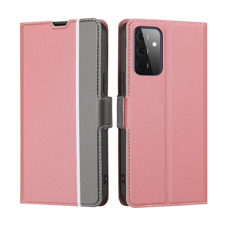 Twill Texture Side Button Leather Phone Case