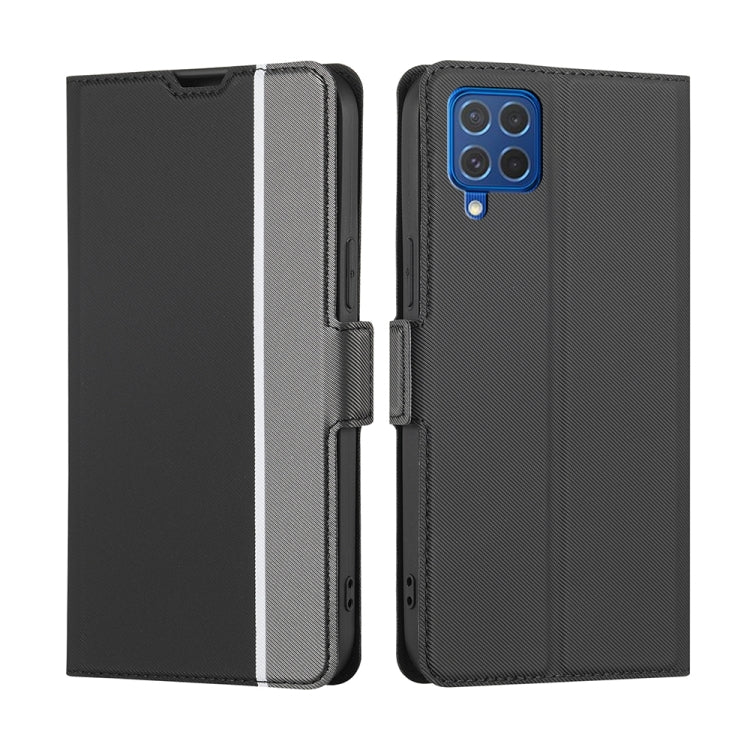 Twill Texture Side Button Leather Phone Case