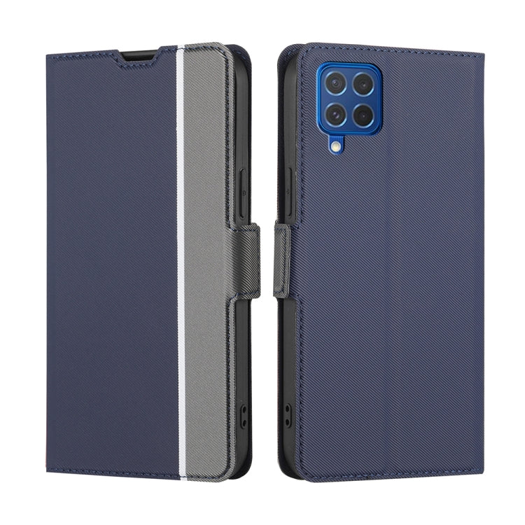 Twill Texture Side Button Leather Phone Case