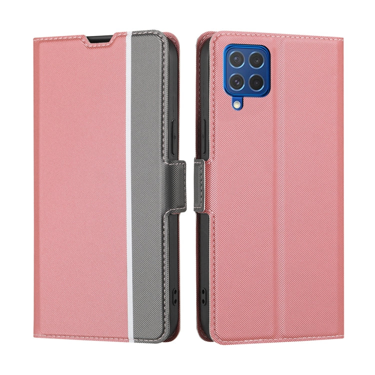 Twill Texture Side Button Leather Phone Case