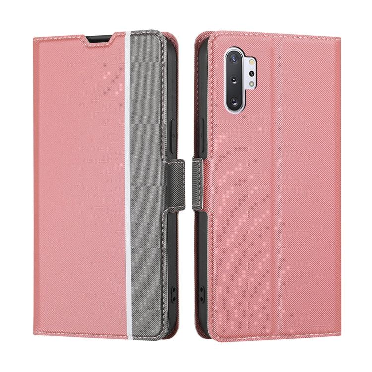 Twill Texture Side Button Leather Phone Case