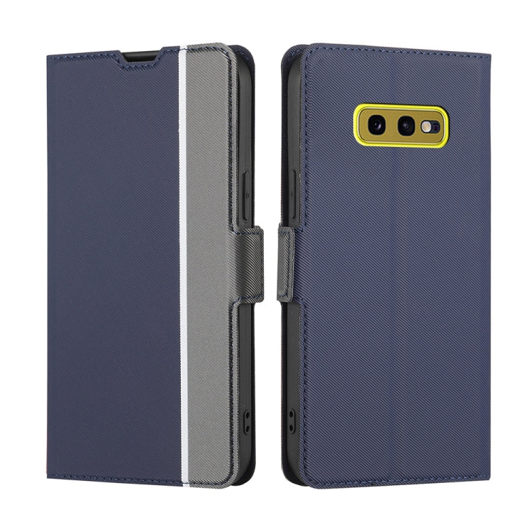 Twill Texture Side Button Leather Phone Case