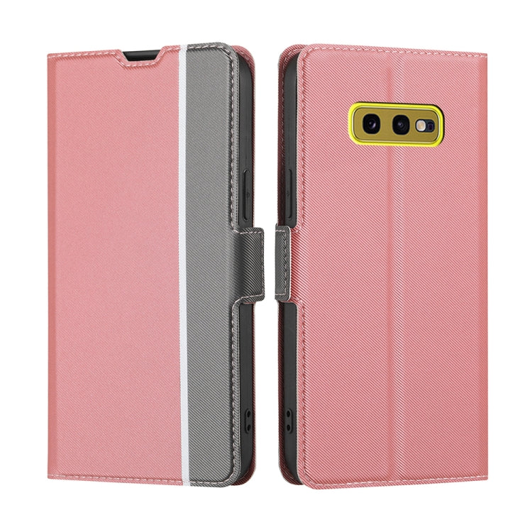 Twill Texture Side Button Leather Phone Case