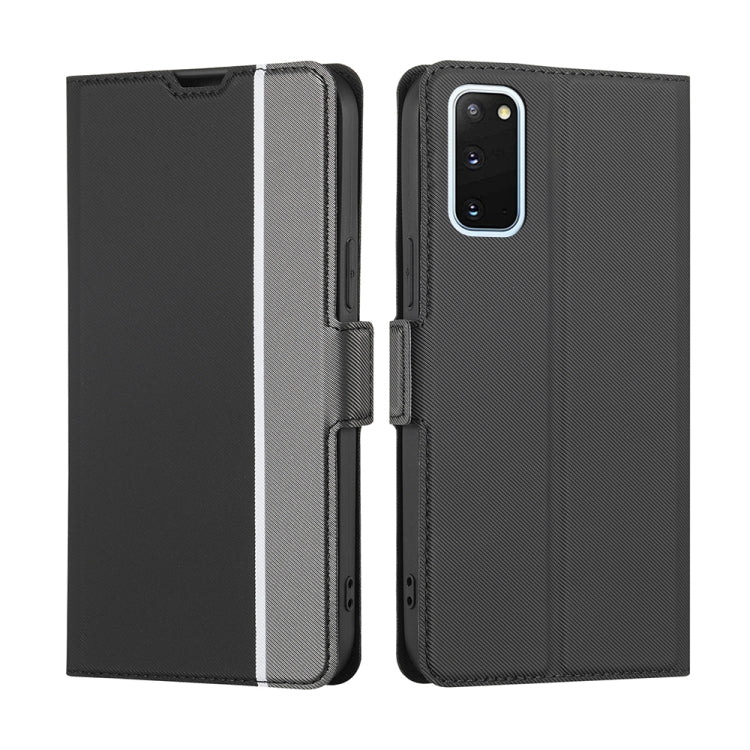 Twill Texture Side Button Leather Phone Case