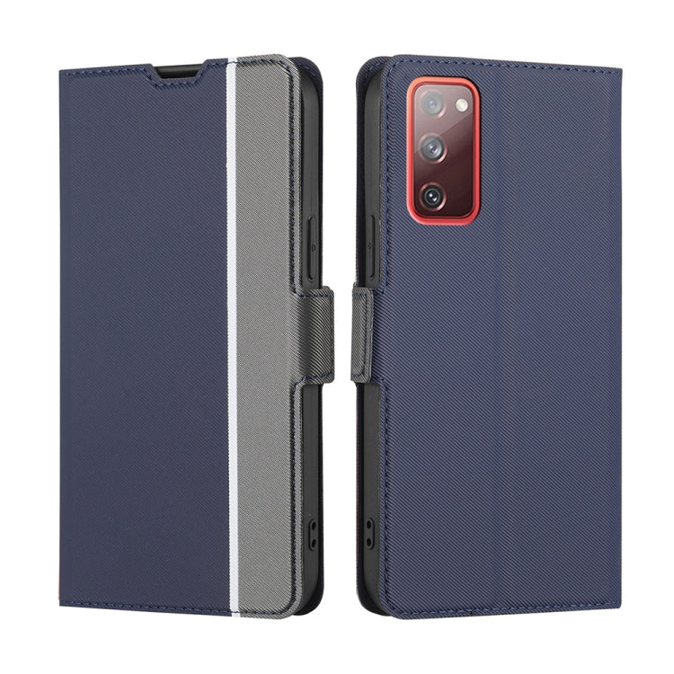 Twill Texture Side Button Leather Phone Case