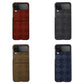 Weave Plaid PU Phone Case, For Samsung Galaxy Z Flip4