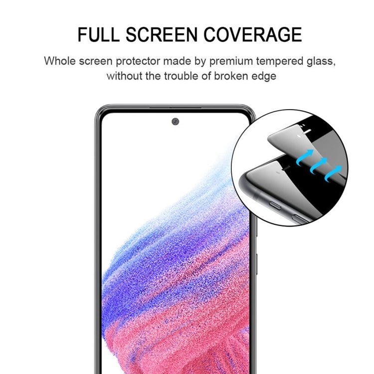 25 PCS Full Glue Cover Screen Protector Tempered Glass Film, For Samsung Galaxy A53 5G (25 PCS)