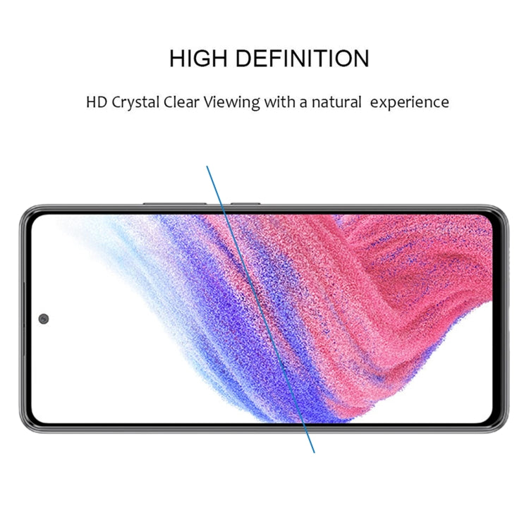 25 PCS Full Glue Cover Screen Protector Tempered Glass Film, For Samsung Galaxy A53 5G (25 PCS)