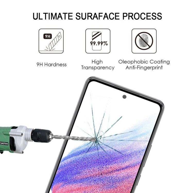 25 PCS Full Glue Cover Screen Protector Tempered Glass Film, For Samsung Galaxy A53 5G (25 PCS)