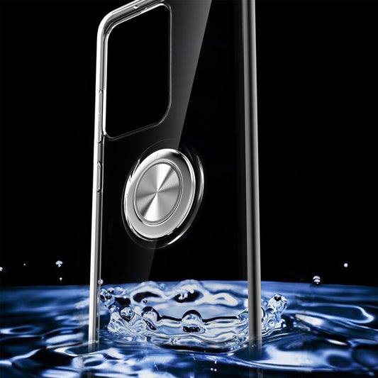 Ultra-thin TPU Protective Case with 360 Degree Rotation Holder, For Galaxy S20, For Galaxy S20 Ultra, For Huawei P40 Pro