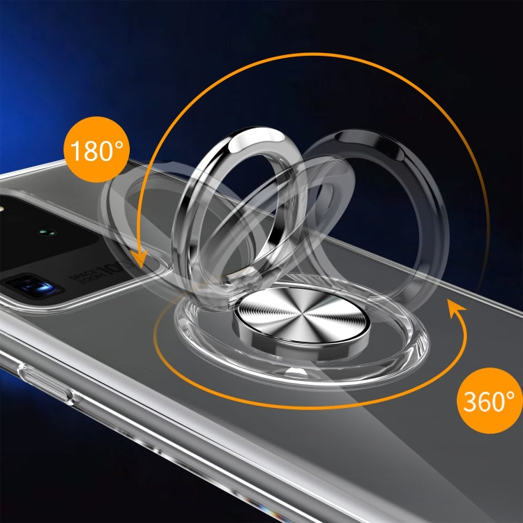 Ultra-thin TPU Protective Case with 360 Degree Rotation Holder, For Galaxy S20, For Galaxy S20 Ultra, For Huawei P40 Pro