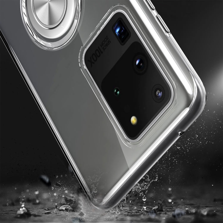 Ultra-thin TPU Protective Case with 360 Degree Rotation Holder, For Galaxy S20, For Galaxy S20 Ultra, For Huawei P40 Pro