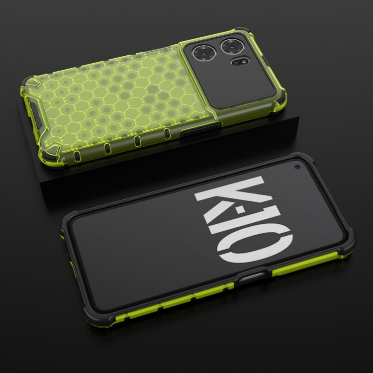 Shockproof Honeycomb PC + TPU Phone Case, For OPPO K10 5G China, For OPPO K10 Pro 5G China, For vivo S15e, For vivo S15 5G China, For vivo S15 Pro 5G China, For Samsung Galaxy M53 5G, For Xiaomi 12 Lite 5G Eurasian Ver, For OnePlus Ace 5G��������������...