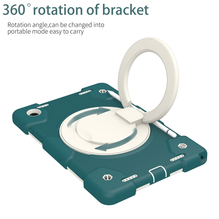 Silicone + PC Full Body Protection Tablet Case With Holder & Strap