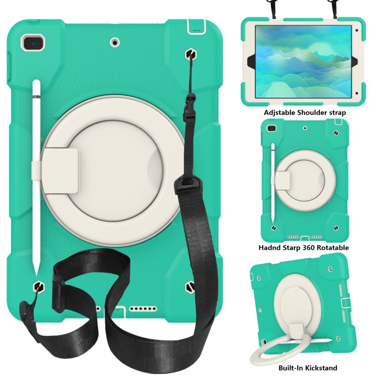 Silicone + PC Full Body Protection Tablet Case With Holder & Strap