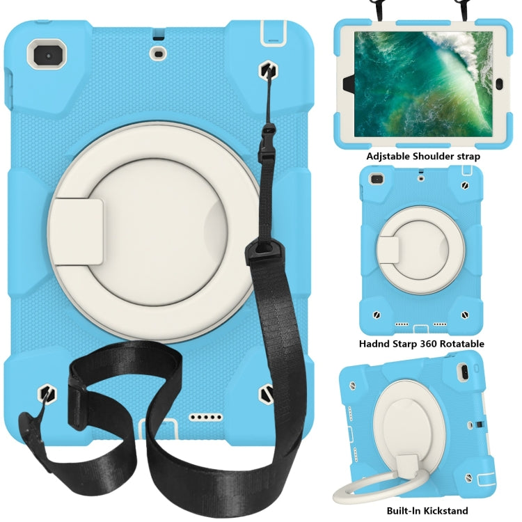 Silicone + PC Full Body Protection Tablet Case With Holder & Strap