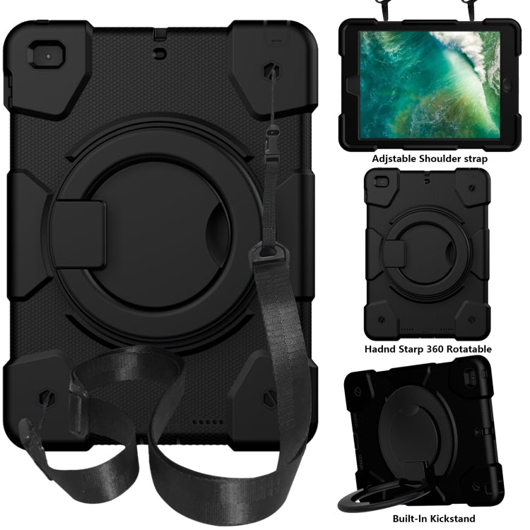Silicone + PC Full Body Protection Tablet Case With Holder & Strap
