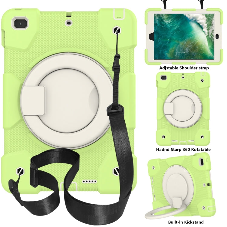 Silicone + PC Full Body Protection Tablet Case With Holder & Strap