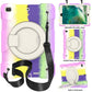 Silicone + PC Full Body Protection Tablet Case With Holder & Strap