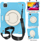 Silicone + PC Full Body Protection Tablet Case With Holder & Strap
