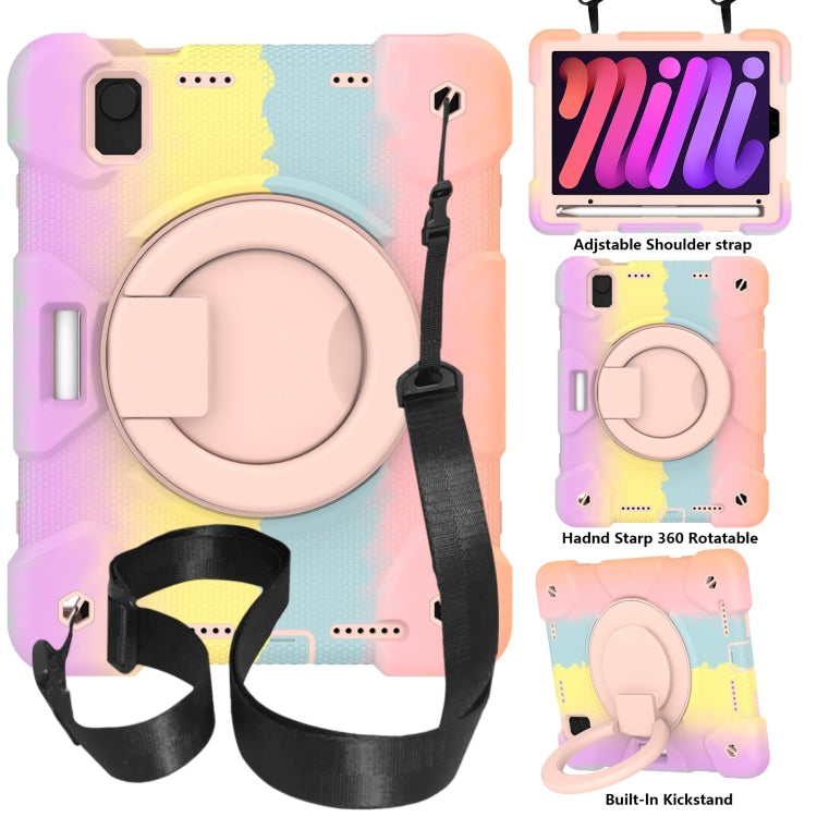 Silicone + PC Full Body Protection Tablet Case With Holder & Strap