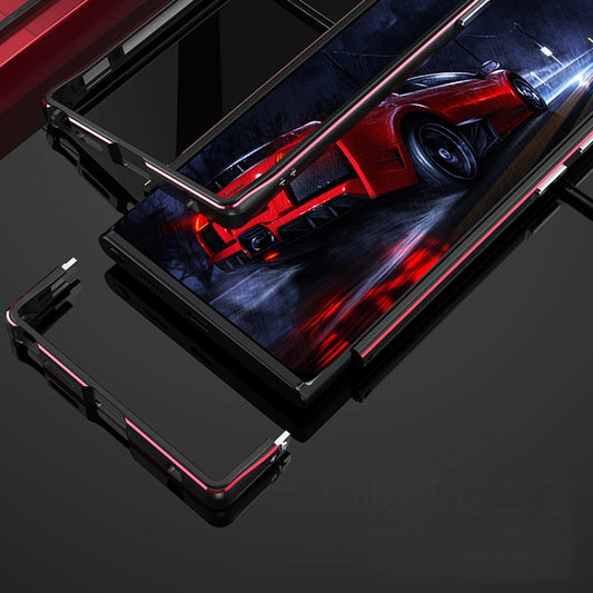 Aurora Series Lens Protector + Metal Frame Protective Phone Case