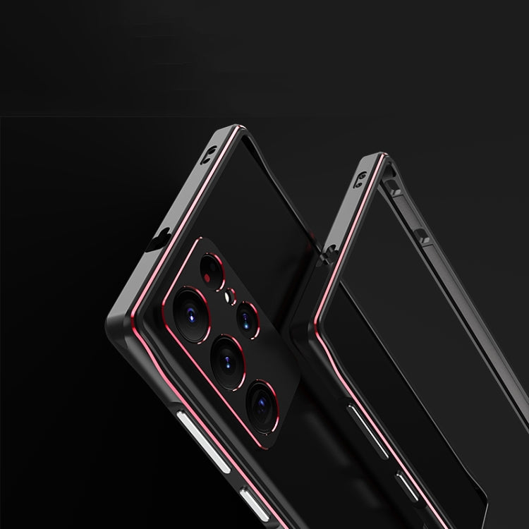 Aurora Series Lens Protector + Metal Frame Protective Phone Case