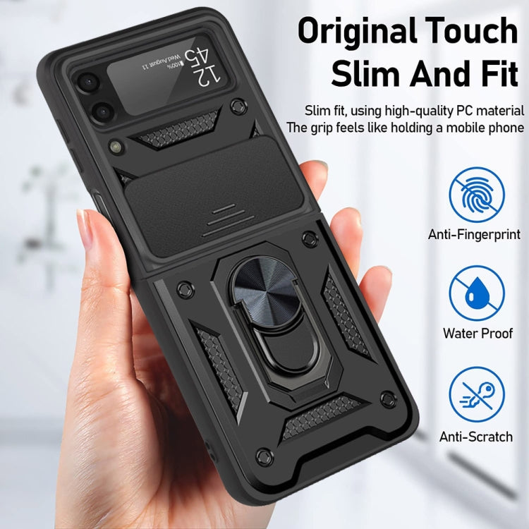 Sliding Camera Cover Design TPU+PC Protective Phone Case, For Samsung Galaxy Z Flip4