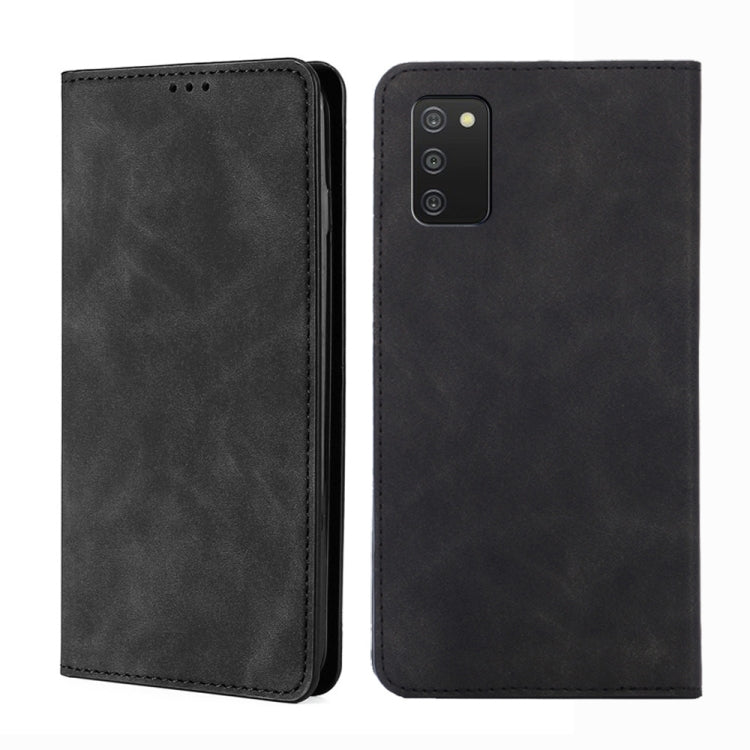 Skin Feel Magnetic Horizontal Flip Leather Phone Case, For Samsung Galaxy A03s 164.2mm, For Samsung Galaxy A03s US Version 165.85mm, For Samsung Galaxy A22 4G, For Samsung Galaxy A22 5G, For Samsung Galaxy A22 5G JP Version, For Samsung Galaxy F52 5G��...