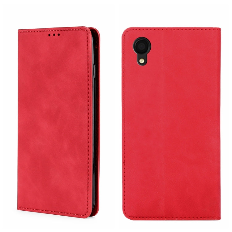 Skin Feel Magnetic Horizontal Flip Leather Phone Case, For Samsung Galaxy A03s 164.2mm, For Samsung Galaxy A03s US Version 165.85mm, For Samsung Galaxy A22 4G, For Samsung Galaxy A22 5G, For Samsung Galaxy A22 5G JP Version, For Samsung Galaxy F52 5G��...