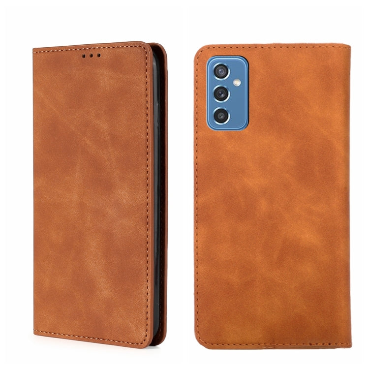 Skin Feel Magnetic Horizontal Flip Leather Phone Case, For Samsung Galaxy A03s 164.2mm, For Samsung Galaxy A03s US Version 165.85mm, For Samsung Galaxy A22 4G, For Samsung Galaxy A22 5G, For Samsung Galaxy A22 5G JP Version, For Samsung Galaxy F52 5G��...