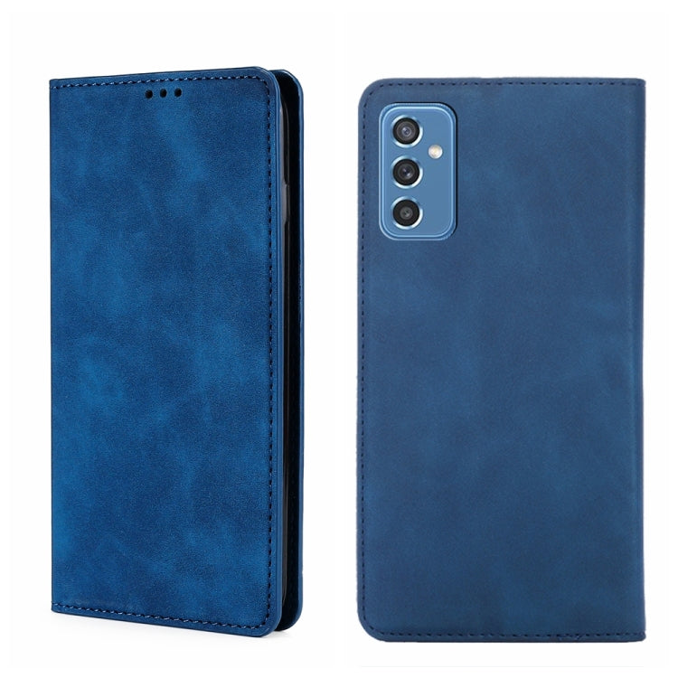 Skin Feel Magnetic Horizontal Flip Leather Phone Case, For Samsung Galaxy A03s 164.2mm, For Samsung Galaxy A03s US Version 165.85mm, For Samsung Galaxy A22 4G, For Samsung Galaxy A22 5G, For Samsung Galaxy A22 5G JP Version, For Samsung Galaxy F52 5G��...