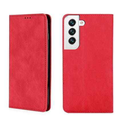 Skin Feel Magnetic Horizontal Flip Leather Phone Case, For Samsung Galaxy S22+ 5G, For Samsung Galaxy S22 Ultra 5G
