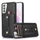 Wristband Kickstand Wallet Leather Phone Case, For Samsung Galaxy S22 5G, For Samsung Galaxy S22+ 5G, For Samsung Galaxy S22 Ultra 5G, For Samsung Galaxy S21 5G, For Samsung Galaxy S21+ 5G, For Samsung Galaxy S21 Ultra 5G, For Samsung Galaxy S20�������...
