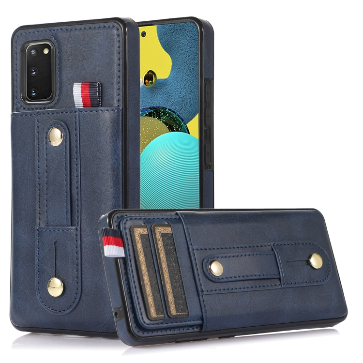 Wristband Kickstand Wallet Leather Phone Case, For Samsung Galaxy S22 5G, For Samsung Galaxy S22+ 5G, For Samsung Galaxy S22 Ultra 5G, For Samsung Galaxy S21 5G, For Samsung Galaxy S21+ 5G, For Samsung Galaxy S21 Ultra 5G, For Samsung Galaxy S20�������...