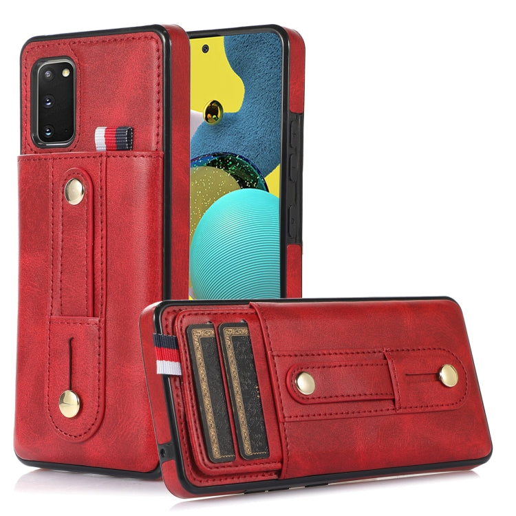 Wristband Kickstand Wallet Leather Phone Case, For Samsung Galaxy S22 5G, For Samsung Galaxy S22+ 5G, For Samsung Galaxy S22 Ultra 5G, For Samsung Galaxy S21 5G, For Samsung Galaxy S21+ 5G, For Samsung Galaxy S21 Ultra 5G, For Samsung Galaxy S20�������...
