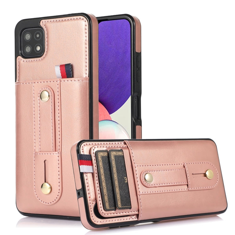 Wristband Kickstand Wallet Leather Phone Case, For Samsung Galaxy S20 FE, For Samsung Galaxy S21 FE 5G, For Samsung Galaxy A73 5G, For Samsung Galaxy A72 5G / 4G, For Samsung Galaxy A52 5G / 4G, For Samsung Galaxy A42 5G, For Samsung Galaxy A32 5G�����...