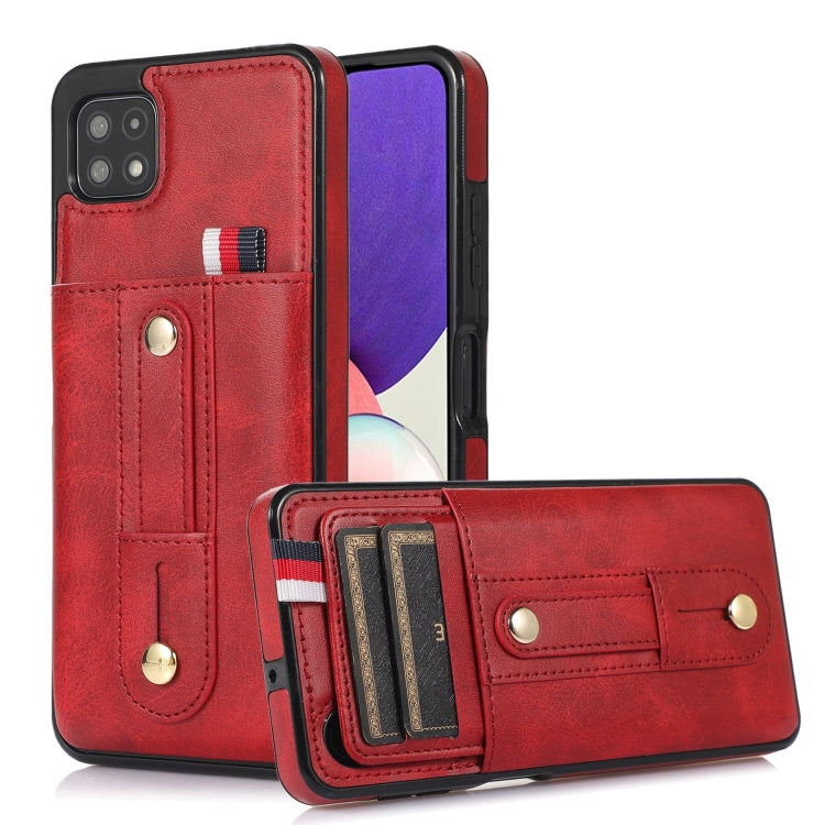 Wristband Kickstand Wallet Leather Phone Case, For Samsung Galaxy S20 FE, For Samsung Galaxy S21 FE 5G, For Samsung Galaxy A73 5G, For Samsung Galaxy A72 5G / 4G, For Samsung Galaxy A52 5G / 4G, For Samsung Galaxy A42 5G, For Samsung Galaxy A32 5G�����...