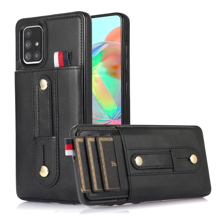 Wristband Kickstand Wallet Leather Phone Case, For Samsung Galaxy A53 5G, For Samsung Galaxy A33 5G, For Samsung Galaxy A71 5G, For Samsung Galaxy A71 4G, For Samsung Galaxy A51 5G, For Samsung Galaxy A51 4G, For Samsung Galaxy A13 5G / 4G�������������...