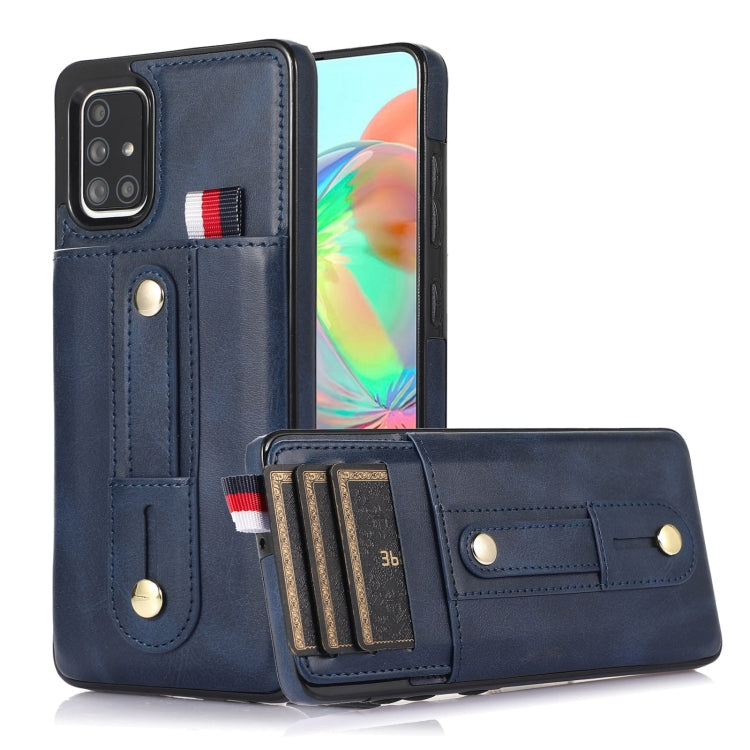 Wristband Kickstand Wallet Leather Phone Case, For Samsung Galaxy A53 5G, For Samsung Galaxy A33 5G, For Samsung Galaxy A71 5G, For Samsung Galaxy A71 4G, For Samsung Galaxy A51 5G, For Samsung Galaxy A51 4G, For Samsung Galaxy A13 5G / 4G�������������...