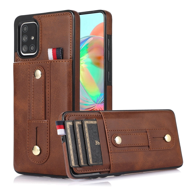 Wristband Kickstand Wallet Leather Phone Case, For Samsung Galaxy A53 5G, For Samsung Galaxy A33 5G, For Samsung Galaxy A71 5G, For Samsung Galaxy A71 4G, For Samsung Galaxy A51 5G, For Samsung Galaxy A51 4G, For Samsung Galaxy A13 5G / 4G�������������...