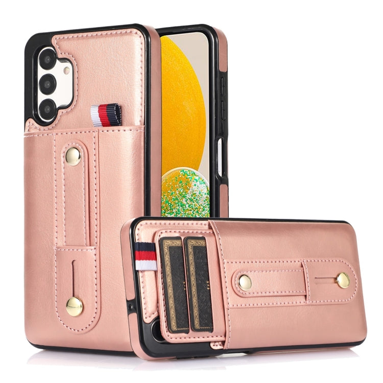 Wristband Kickstand Wallet Leather Phone Case, For Samsung Galaxy A53 5G, For Samsung Galaxy A33 5G, For Samsung Galaxy A71 5G, For Samsung Galaxy A71 4G, For Samsung Galaxy A51 5G, For Samsung Galaxy A51 4G, For Samsung Galaxy A13 5G / 4G�������������...