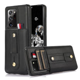 Wristband Kickstand Wallet Leather Phone Case, For Samsung Galaxy Note20 Ultra