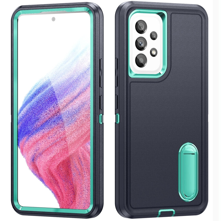 3 in 1 Rugged Holder Phone Case, For Motorola Edge 30 Pro, For Samsung Galaxy A53