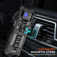 Armor Shockproof TPU + PC Magnetic Protective Phone Case with Holder, For Samsung Galaxy Z Flip4