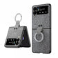 Ring Buckle Diamond Phone Case with Holder, For Samsung Galaxy Z Flip3 5G
